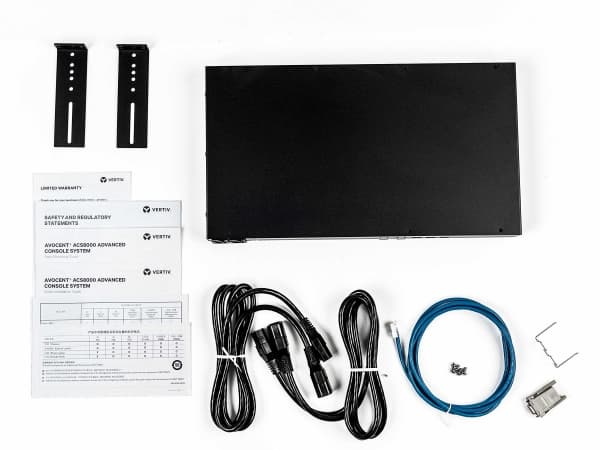 Avocent ACS 8000 Serial Console ACS8016MDAC - Konsolserver - 16 portar - 1GbE, RS-232, RS-422, RS-485 - analoga portar: 1 - 1U - kan monteras i rack