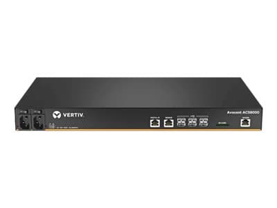 Avocent ACS 8000 Serial Console ACS8016MDAC - Konsollserver - 16 porter - 1GbE, RS-232, RS-422, RS-485 - analogporter: 1 - 1U - rackmonterbar