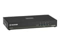 Miniatyrbilde 4 av 5: Black Box SECURE NIAP - Single-Head - KVM / lydsvitsj - 4 x KVM/lyd - 1 lokalbruker - stasjonær - TAA-samsvar