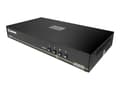 Miniatyrbilde 1 av 5: Black Box SECURE NIAP - Single-Head - KVM / lydsvitsj - 4 x KVM/lyd - 1 lokalbruker - stasjonær - TAA-samsvar
