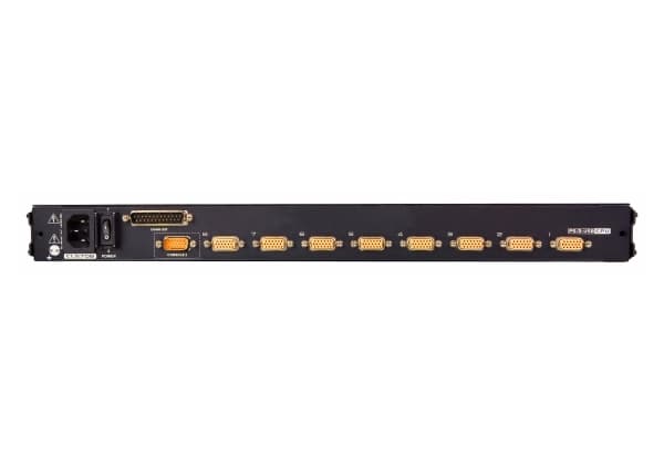 ATEN Slideaway CL5708N - KVM-konsol med omkopplare för tangentbord/video/mus - 8 portar - PS/2, USB - 19" - kan monteras i rack - 1280 x 1024 @ 75 Hz