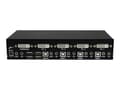 Miniatyrbild 4 av 5: StarTech.com 4 Port High Resolution USB DVI Dual Link KVM Switch with Audio and USB 2.0 Hub (SV431DVIUAHR) - Omkopplare för tangentbord/video/mus/lju