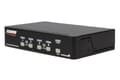 Miniatyrbild 5 av 5: StarTech.com 4 Port High Resolution USB DVI Dual Link KVM Switch with Audio and USB 2.0 Hub (SV431DVIUAHR) - Omkopplare för tangentbord/video/mus/lju