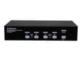 Miniatyrbild 2 av 5: StarTech.com 4 Port High Resolution USB DVI Dual Link KVM Switch with Audio and USB 2.0 Hub (SV431DVIUAHR) - Omkopplare för tangentbord/video/mus/lju