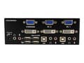 Miniatyrbilde 5 av 5: StarTech.com 2 Port KVM Switch - DVI and VGA w/ Audio and USB 2.0 Hub - Dual Monitor / Display / Screen KVM Switch - DVI VGA (SV231DDVDUA) - KVM / ly