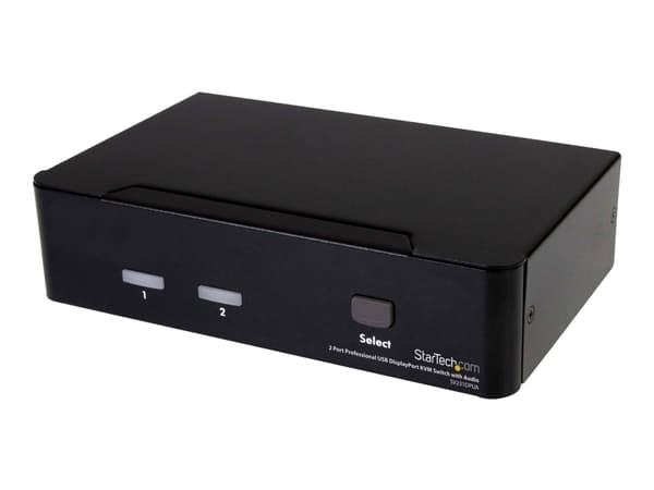 StarTech.com SV231DPUA KVM-kytkin Musta