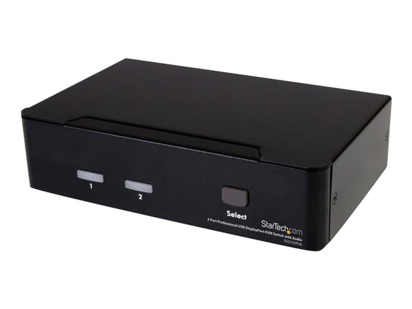 StarTech.com SV231DPUA KVM-kytkin Musta musta