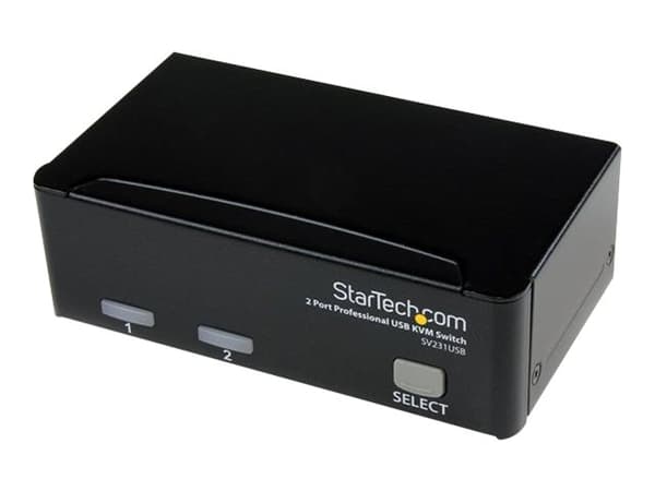 StarTech.com SV231USBGB, 1920 x 1440 pikseliä, 10 W, Musta musta