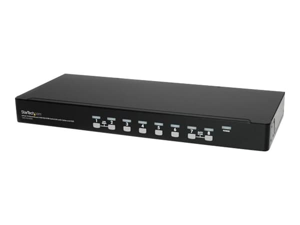 StarTech.com SV831DUSBUK KVM-kytkin Telineasennus Musta