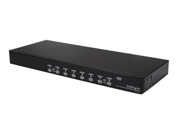 StarTech.com SV831DUSBUK KVM-kytkin Telineasennus Musta