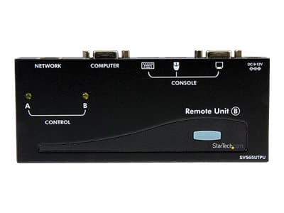 StarTech.com SV565UTPUEU, Lähetin & vastaanotin, Langallinen, 150 m, Musta, CE, FCC, REACH, TAA, UL, VGA