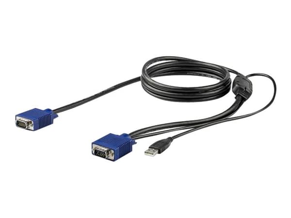 StarTech.com 6 ft. (1,8 m) USB KVM-kaapeli StarTech.com Rackmount-konsoleille - VGA- ja USB KVM-konsolikaapeli (RKCONSUV6) - Video / USB-kaapeli - mi
