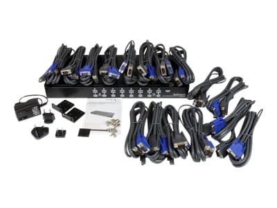 StarTech.com SV1631DUSBUK KVM-bryter Sort