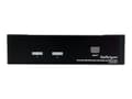 Miniatyrbild 5 av 5: StarTech.com 2 Port DVI USB KVM Switch with Audio and USB 2.0 Hub (SV231DVIUA) - Omkopplare för tangentbord/video/mus/ljud/USB - 2 x KVM/ljud/USB - 1