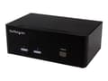 Miniatyrbilde 3 av 5: StarTech.com 2 Port VGA KVM Switch - Dual VGA - Hot-key & Audio Support - 1920x1200 KVM Switch - KVM Video Switch (SV231DVGAU2A) - KVM / lyd / USB-sv
