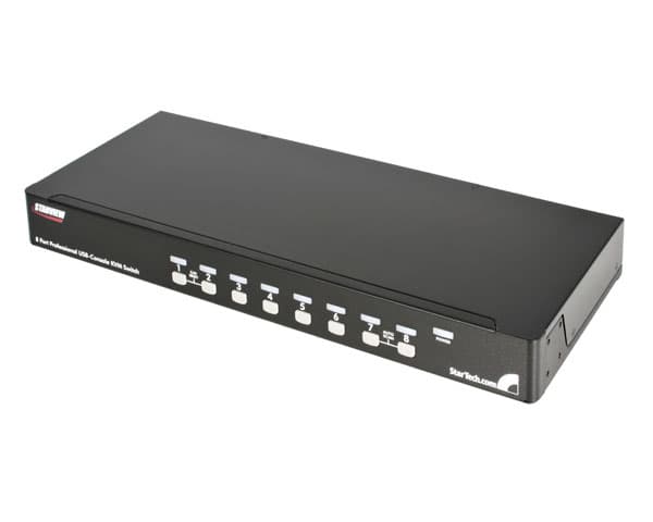StarTech.com SV831DUSBGB KVM-kytkin Musta