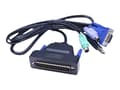 Miniatyrbilde 1 av 5: Digitus Professional DS-72211-1GE - KVM-konsoll med KVM-svitsj - 1 port - Tysk - 19" - rackversjon - 1366 x 768 @ 60 Hz - 1000:1 - sortering, RAL 900