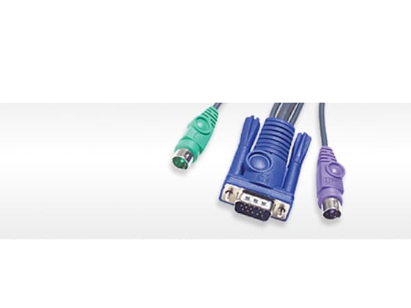 ATEN CS62S - KVM-kytkin - 2 x KVM-portti(t) - 1 lokalbruger - työpöytätietokoneet