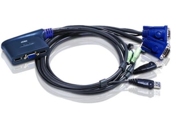 ATEN CS62US - KVM / lyd / USB-svitsj - 2 x USB - stasjonær