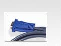 ATEN 2L-5305P - Kabel för tangentbord/mus/video/ljud - 15 pin D-Sub (DB-15), minijack (hane) till PS/2, HD-15 (VGA), minijack (hane) - 5 m - för ATEN