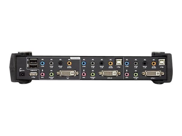 ATEN CubiQ CS1782A - Omkopplare för tangentbord/video/mus/ljud/USB - 2 x KVM/ljud - 1 lokal användare - skrivbordsmodell