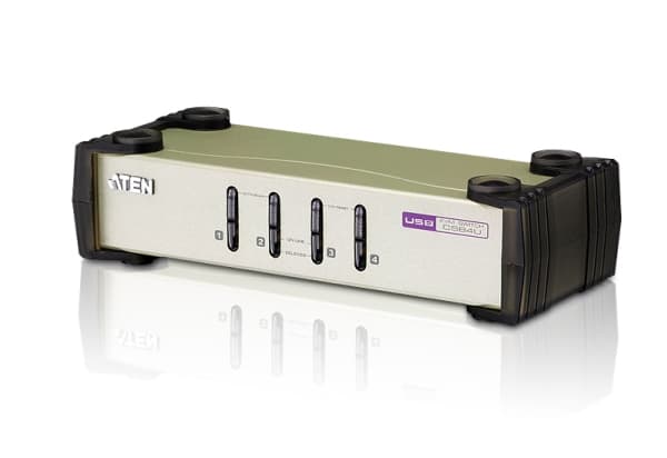 ATEN CS84U-AT, 2048 x 1536 pikseliä, QXGA, 0,45 W, Musta, Harmaa