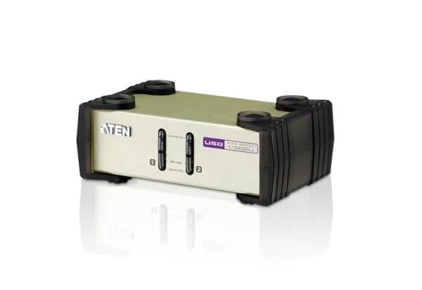 ATEN CS82U - Omkopplare för tangentbord/video/mus - 2 x KVM port(s) - 1 lokal användare - skrivbordsmodell