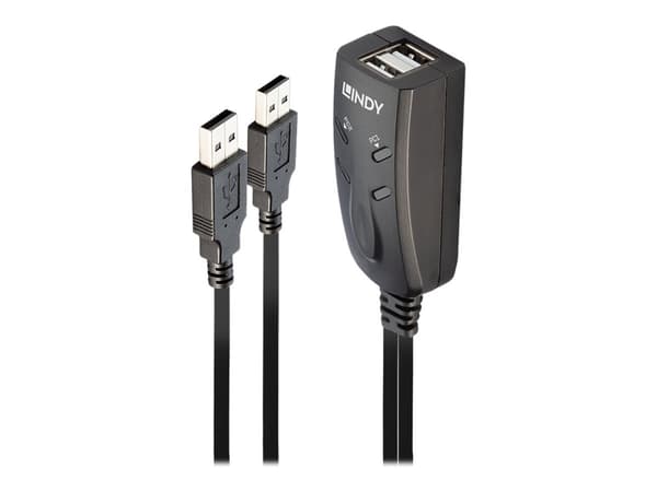 Lindy 2 Port USB KM Switch - Tastatur/mus-switch - 2 x USB - stasjonær
