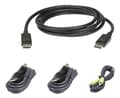 Miniatyrbilde 3 av 5: ATEN - Tastatur / video / musekabelsett (KVM) - TAA-samsvar - for ATEN CS1182DP4C, CS1184DP4C