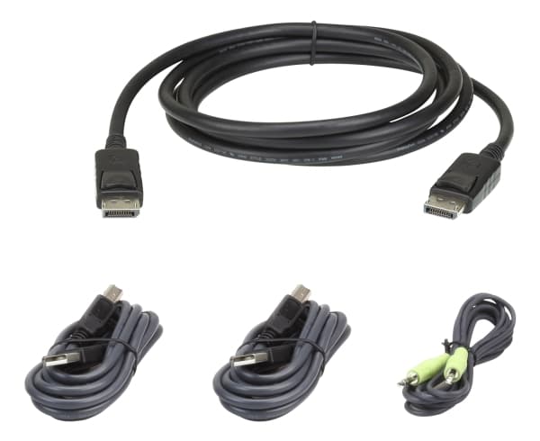 ATEN - Tastatur / video / musekabelsett (KVM) - TAA-samsvar - for ATEN CS1182DP4C, CS1184DP4C