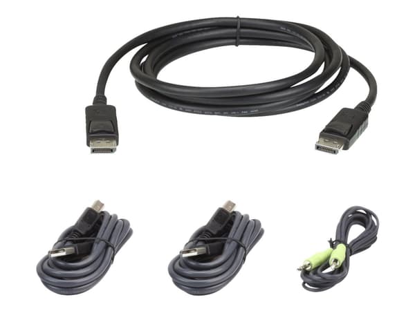 ATEN - Tastatur / video / musekabelsett (KVM) - TAA-samsvar - for ATEN CS1182DP4C, CS1184DP4C