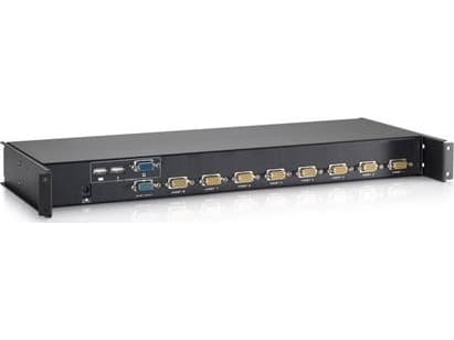 LevelOne KCM-0832 - Omkopplare för tangentbord/video/mus - 8 x KVM port(s) - rackmonterbar