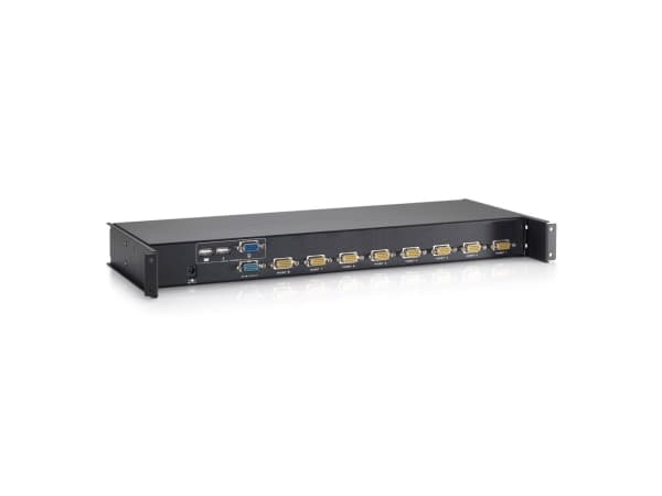 LevelOne KCM-0832 - Omkopplare för tangentbord/video/mus - 8 x KVM port(s) - rackmonterbar
