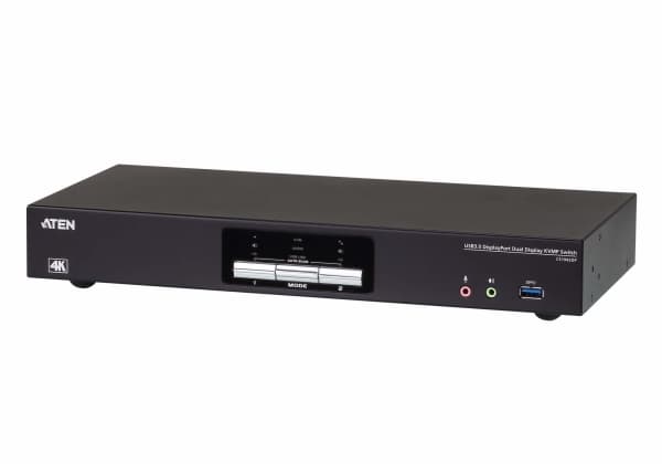 ATEN CS1942DP - Omkopplare för tangentbord/video/mus/ljud/USB - 2 x KVM/ljud - 2 lokala användare - skrivbordsmodell
