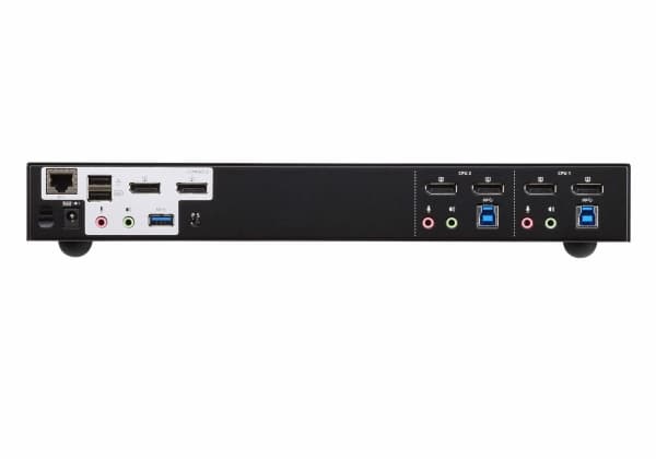 ATEN CS1942DP - Omkopplare för tangentbord/video/mus/ljud/USB - 2 x KVM/ljud - 2 lokala användare - skrivbordsmodell