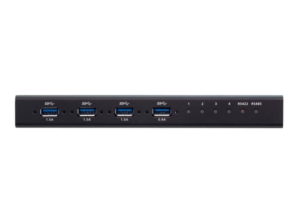 ATEN US3344I - USB-periferdelesvitsj - 4 x USB 3.2 Gen 1 - stasjonær, rackmonterbar - DC-strøm