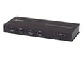 Miniatyrbilde 5 av 5: ATEN US3344I - USB-periferdelesvitsj - 4 x USB 3.2 Gen 1 - stasjonær, rackmonterbar - DC-strøm