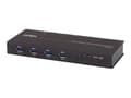 Miniatyrbilde 1 av 5: ATEN US3344I - USB-periferdelesvitsj - 4 x USB 3.2 Gen 1 - stasjonær, rackmonterbar - DC-strøm