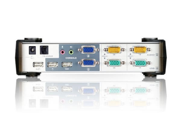 ATEN CS1742, 2048 x 1536 pikseliä, 1,25 W, Hopea