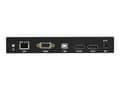 Miniatyrbilde 4 av 5: Black Box KVX Series KVM Extender over CATx - 4K, Single-Head, DisplayPort, USB 2.0 Hub, Serial, Audio, Local Video - Sender og mottaker - KVM / lyd