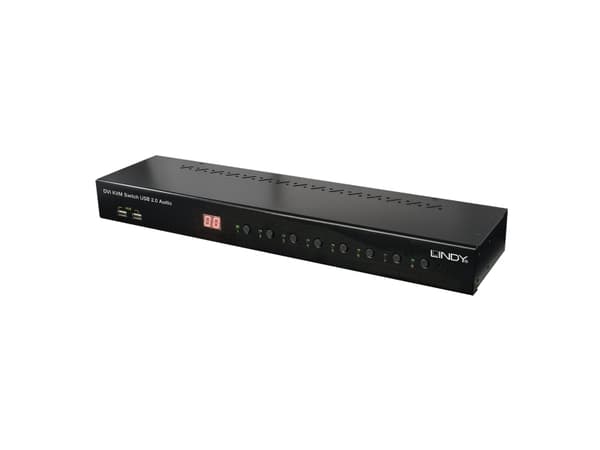 Lindy 39317 KVM-switchar Svart Svart