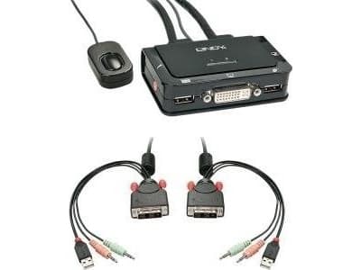 Lindy 42341 KVM-switchar Svart