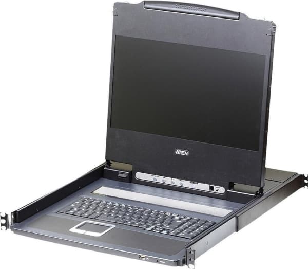 Aten CL6700MW-ATA-2XK06UG, 1920 x 1080 pikseliä, Full HD, Telineasennus, 1U, 19,4 W, Musta