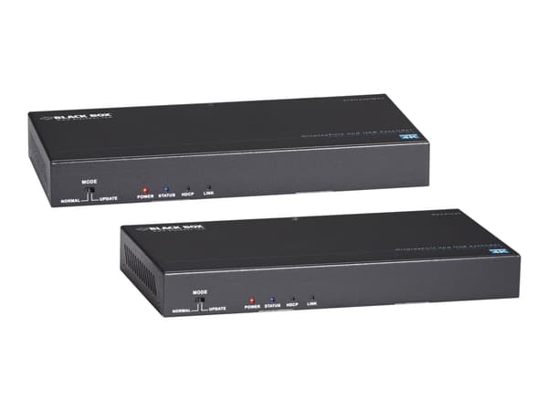 Black Box Receiver + Transmitter - Video/ljud/USB/seriell förlängningskabel - USB, seriell, DisplayPort - upp till 100 m