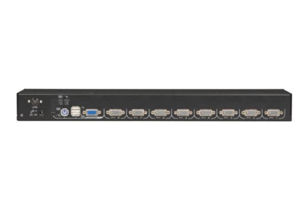 Black Box ServSwitch EC for PS/2 and USB Servers and PS/2 or USB Consoles - KVM-svitsj - 8 x KVM port(s) - 1 lokalbruker - stasjonær