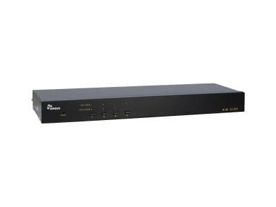 Argus KVM KS-3104 - Omkopplare för tangentbord/video/mus - 4 x KVM port(s) - 1 lokal användare - rackmonterbar
