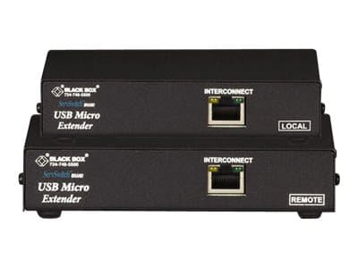 Black Box ServSwitch USB Micro Extender - Förlängningskabel för video/USB - upp till 50 m