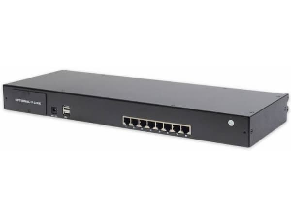 DIGITUS Professional DS-72216 - Omkopplare för tangentbord/video/mus - 16 x KVM port(s) - rackmonterbar