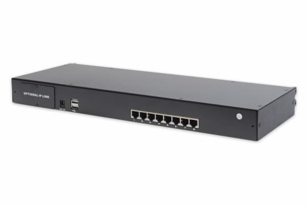 DIGITUS Professional DS-72216 - Omkopplare för tangentbord/video/mus - 16 x KVM port(s) - rackmonterbar