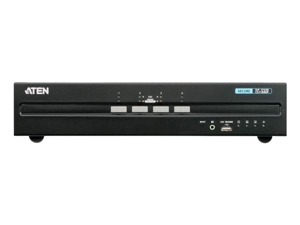 ATEN CS1144DP, 3840 x 2160 pikseliä, 4K Ultra HD, 8 W, Musta